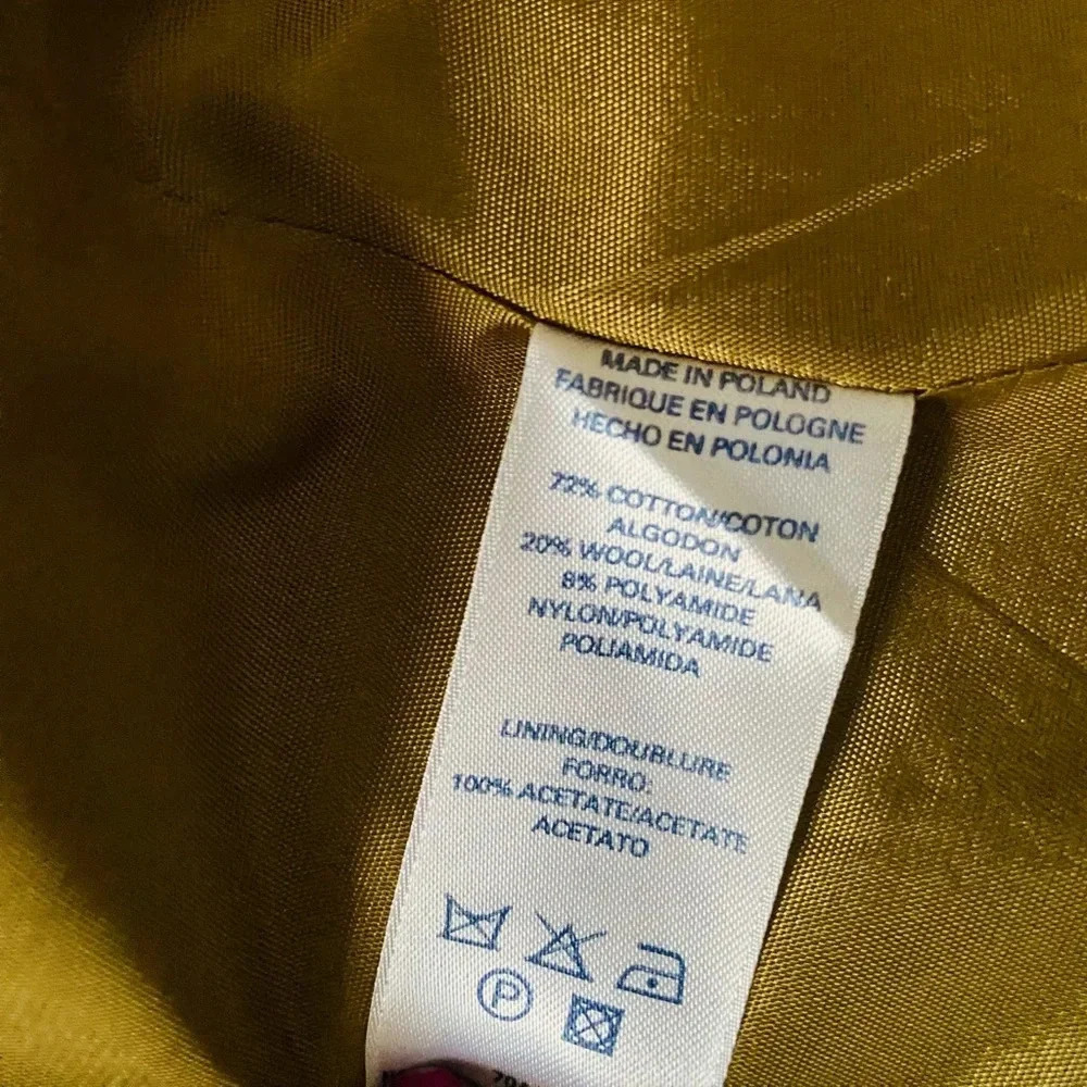 FRENCH CONNECTION | Women’s Double Breasted Marled Wool Blend Peacoat Size 8 - Picture 10 of 10